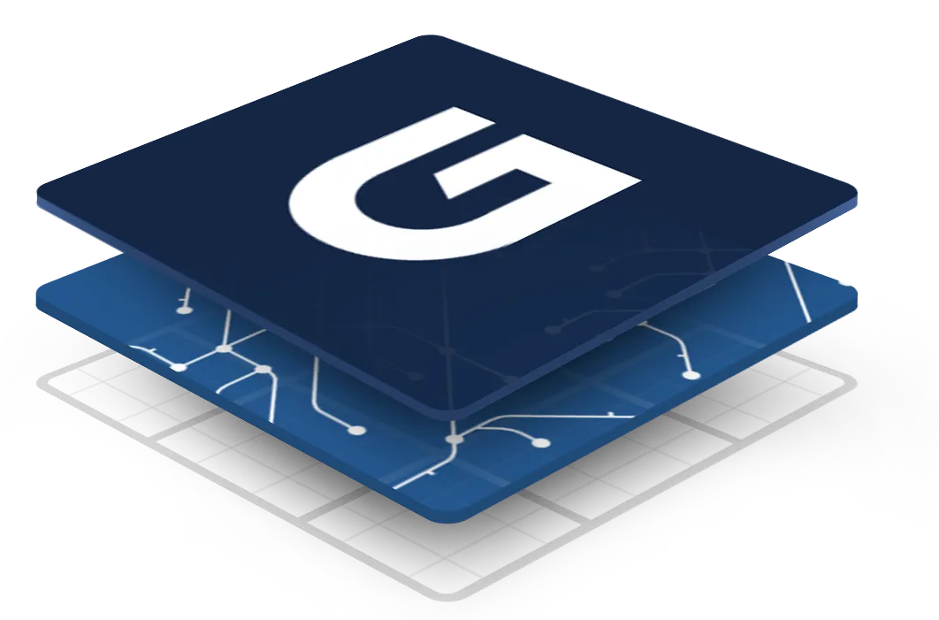G 3d logo of guardian sea