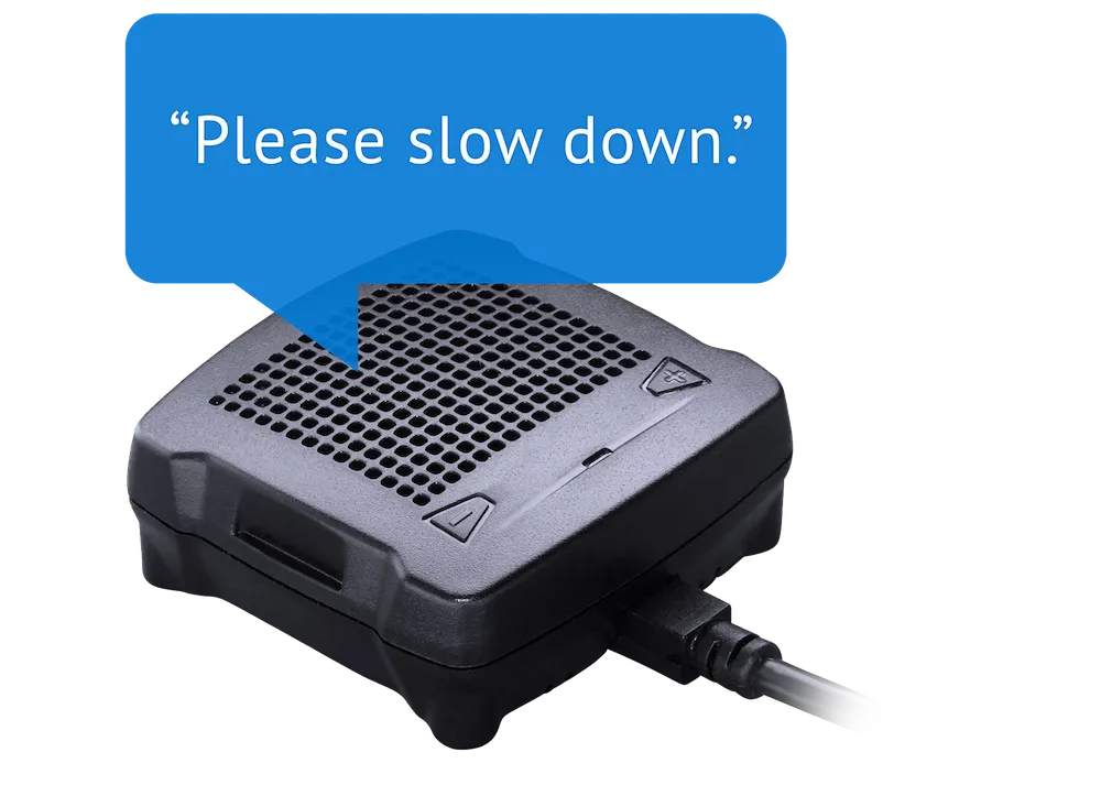 011- feedback speaker with text bubble